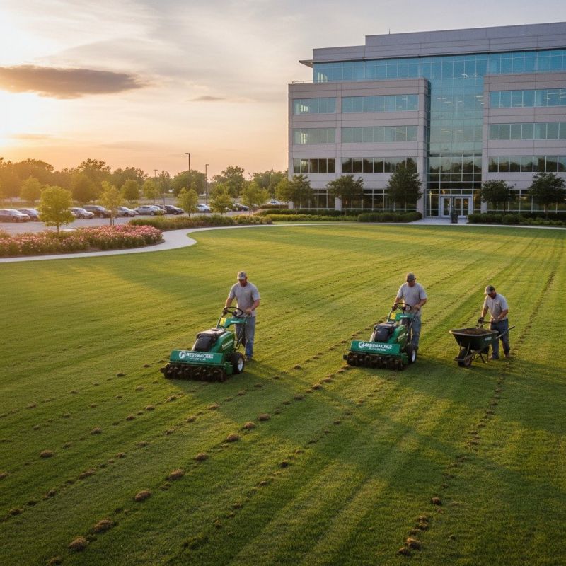 Industrial Lawn Aerating
